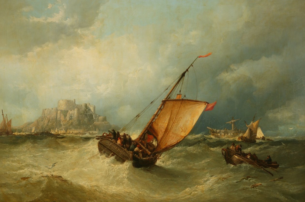 Después de la tormenta (óleo sobre lienzo) de James Webb