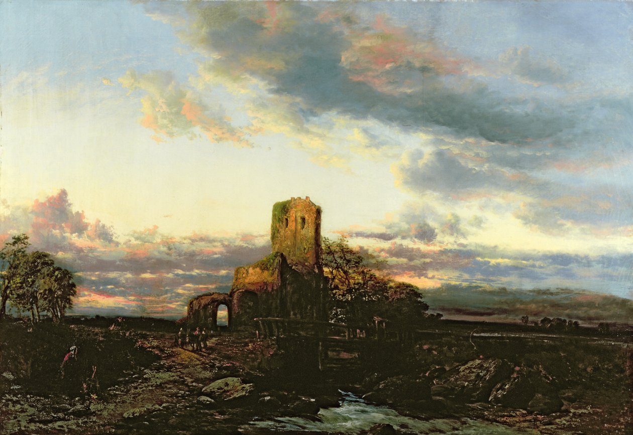 Castillo de Portchester, 1895 de James Webb