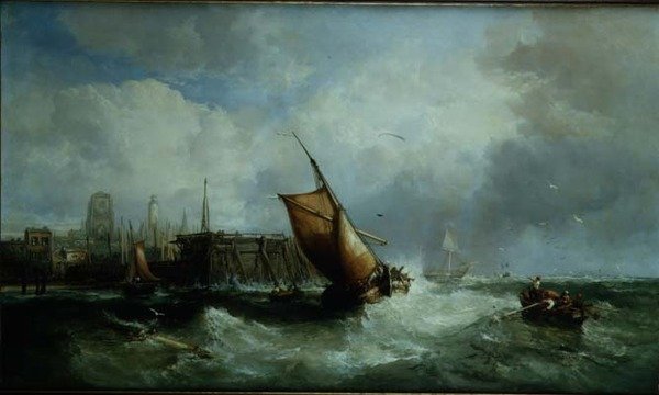 Barcos en un puerto de James Webb
