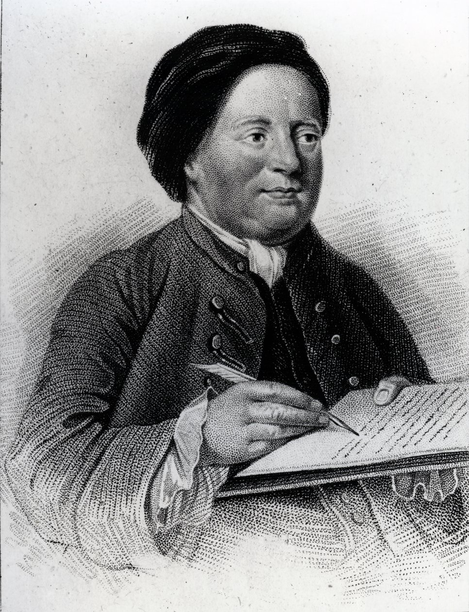 Samuel Richardson (1689-1761) de James, the Elder Hopwood