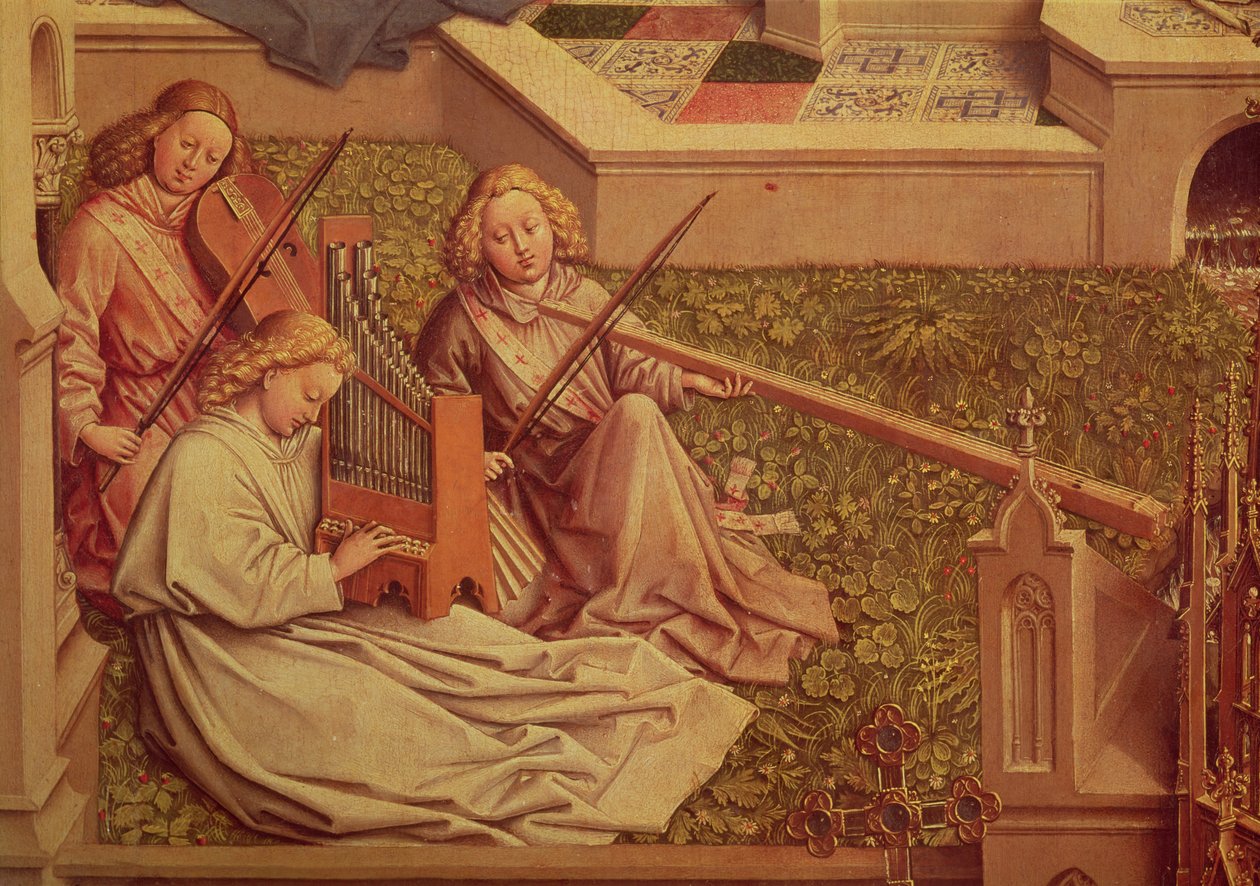 La Fuente de la Gracia (detalle) de Jan van Eyck