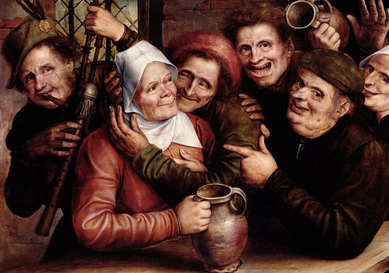 Compañía alegre, 1562 de Jan Massys or Metsys