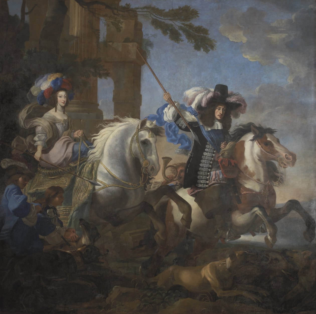 Enrichetta Adelaide di Savoia y Ferdinando di Baviera de Jan Miel