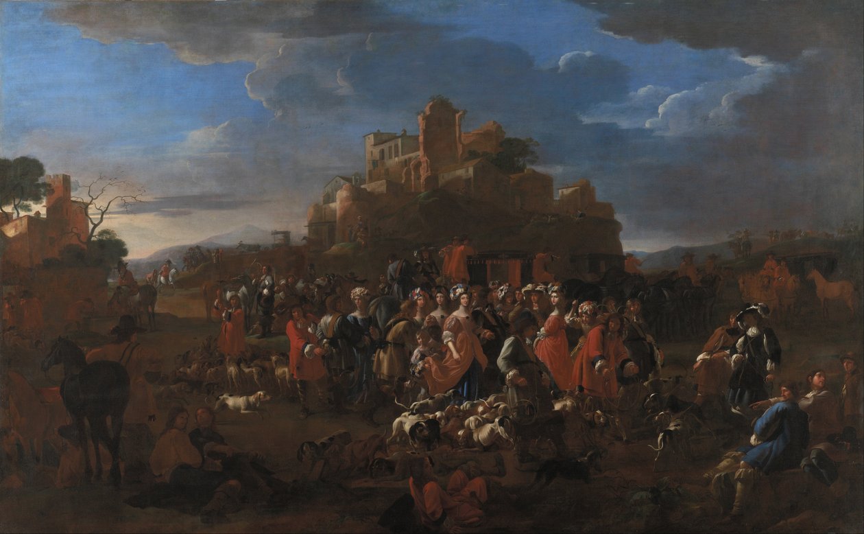 La caza - curé - con corte Regale de Jan Miel