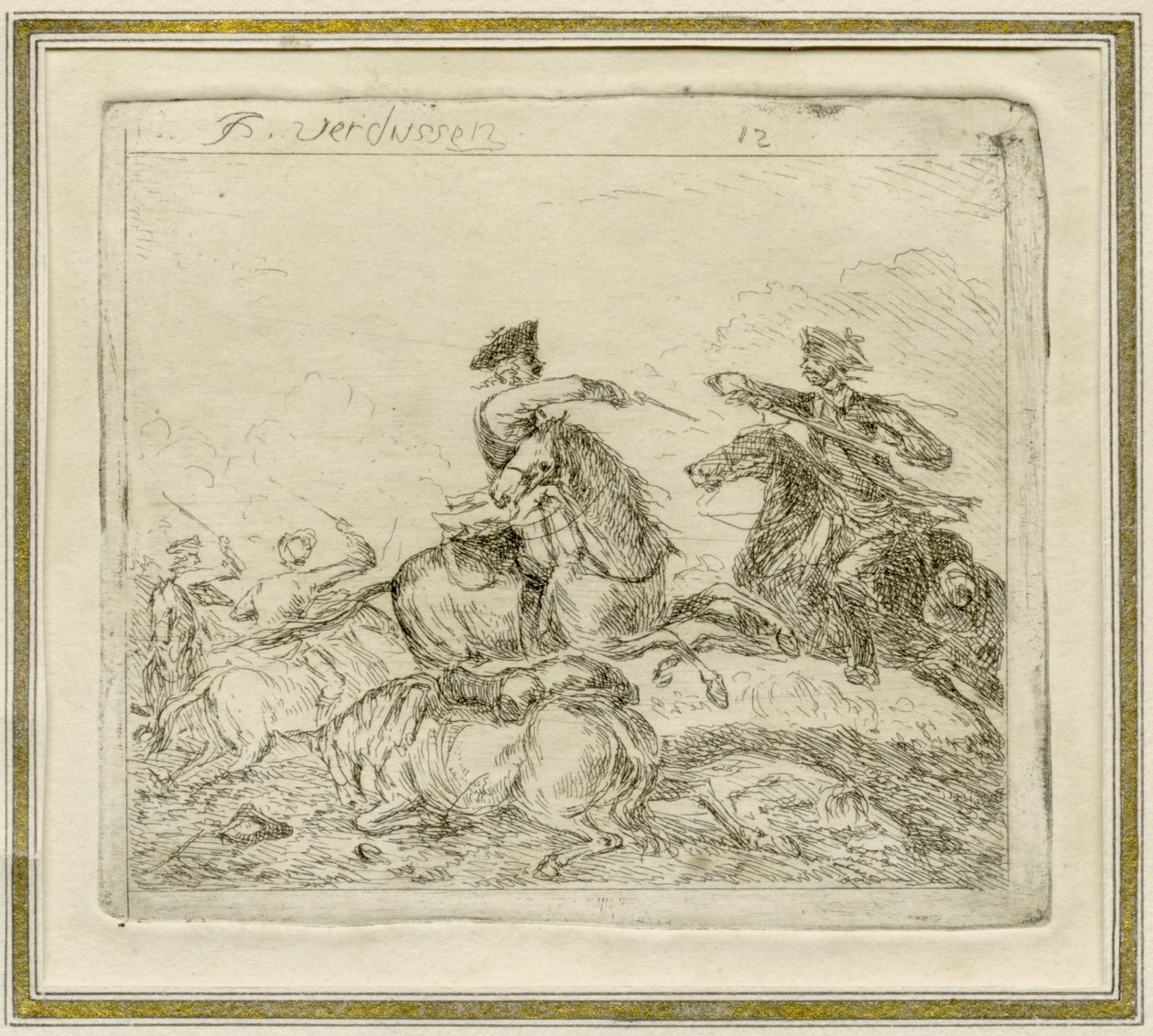 Batalla de caballería de Jan Peeter Verdussen