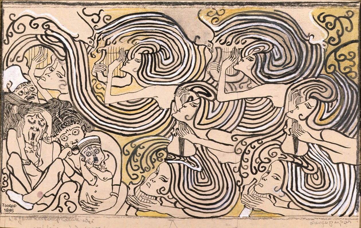 Naufragio, 1895 de Jan Toorop