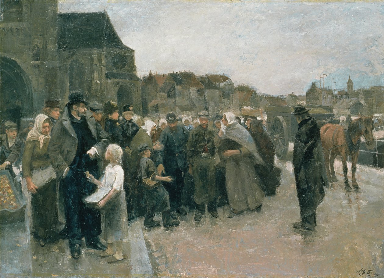 El arresto, 1885 de Jan Toorop