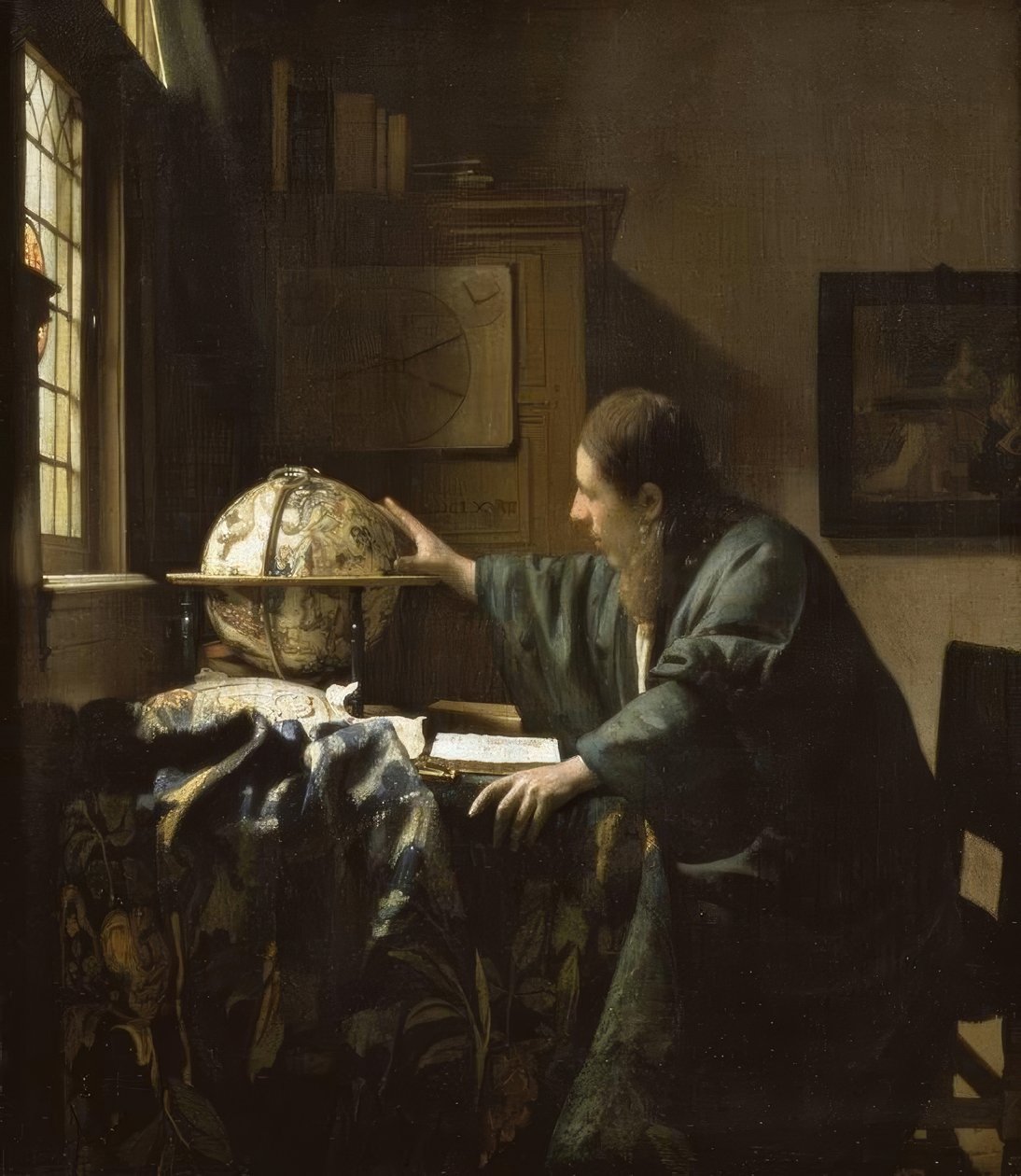 El astrónomo de Jan Vermeer van Delft