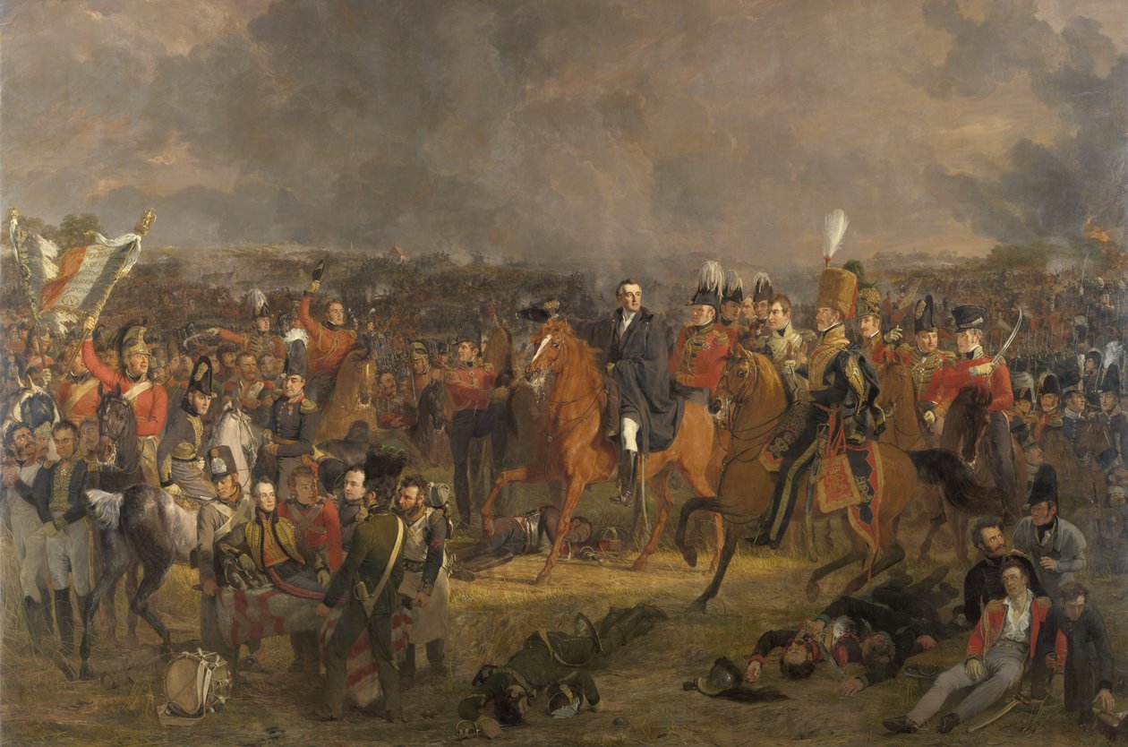 La batalla de Waterloo, 1824 de Jan Willem Pieneman
