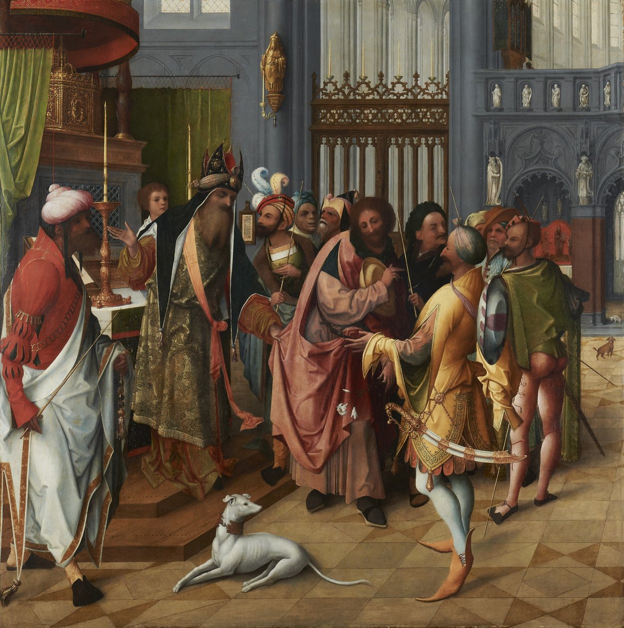 José y los pretendientes, c.1515-20 de Jan de Beer