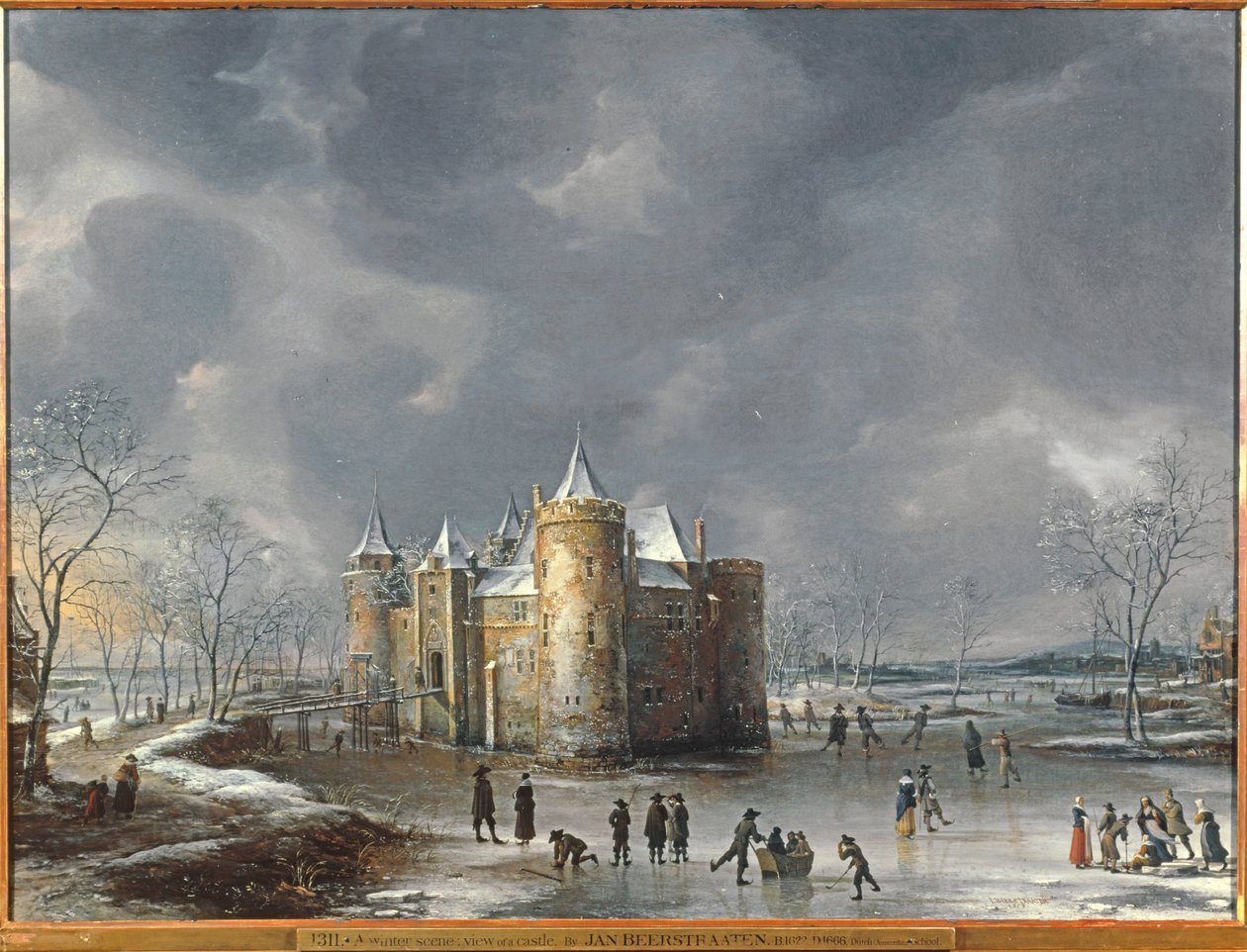 El castillo de Muiden en invierno de Jan Abrahamsz. Beerstraten