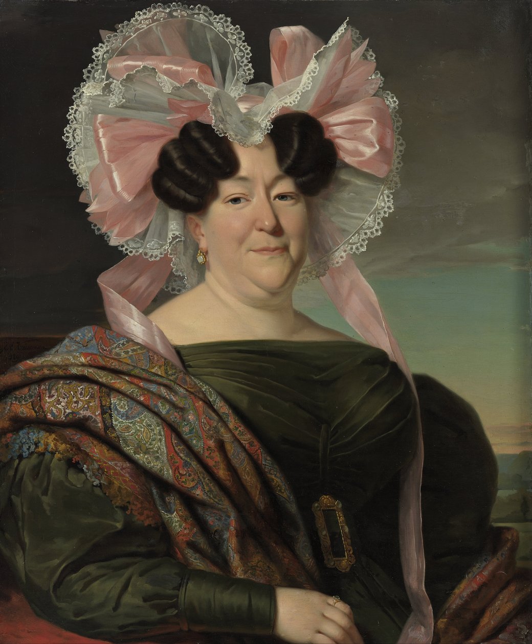 Retrato de una mujer desconocida de Jan Adam Kruseman