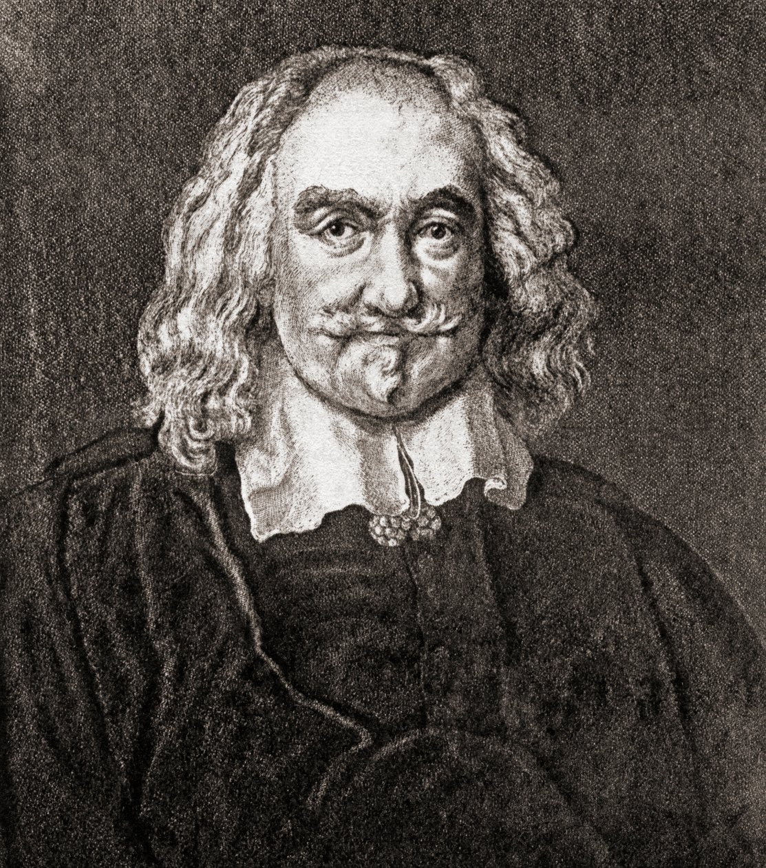 Thomas Hobbes de Malmesbury (grabado) de Jan Baptist (after) Jaspers