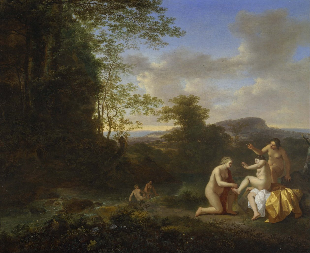 Paisaje con ninfas de Jan Both