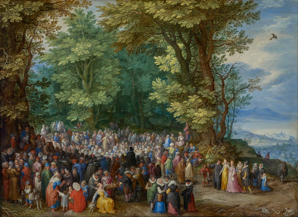 El Sermón de la Montaña de Jan Brueghel the Elder