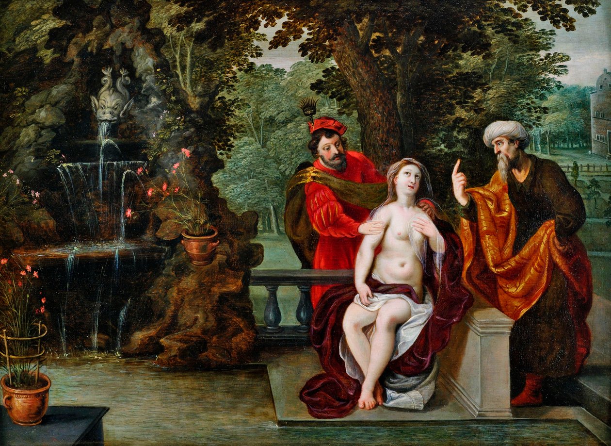 Susana y los ancianos de Jan Brueghel the Younger