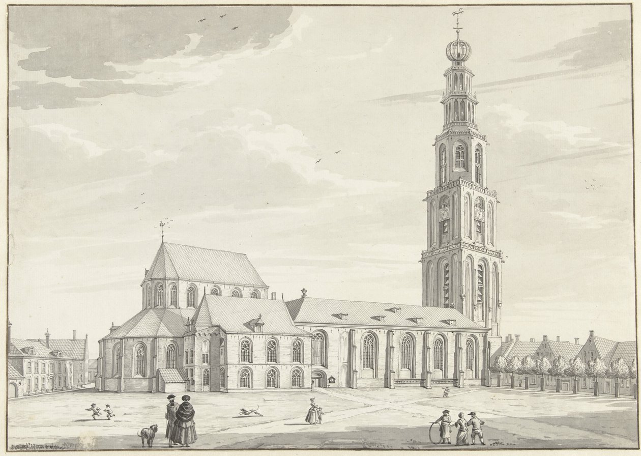 La iglesia de Martini en Groningen de Jan Bulthuis
