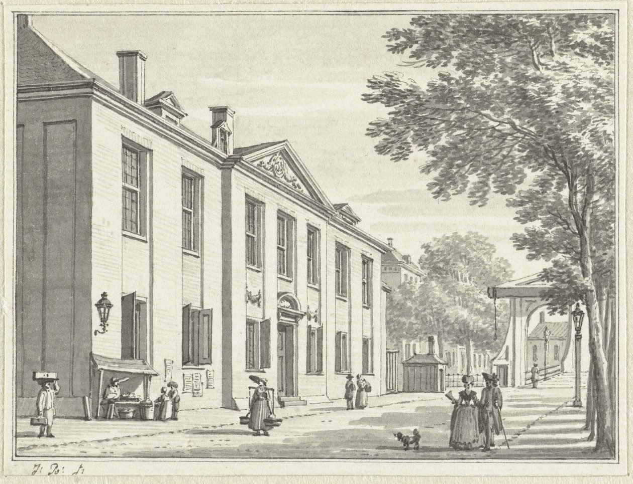 El Prinsenhof en Róterdam de Jan Bulthuis