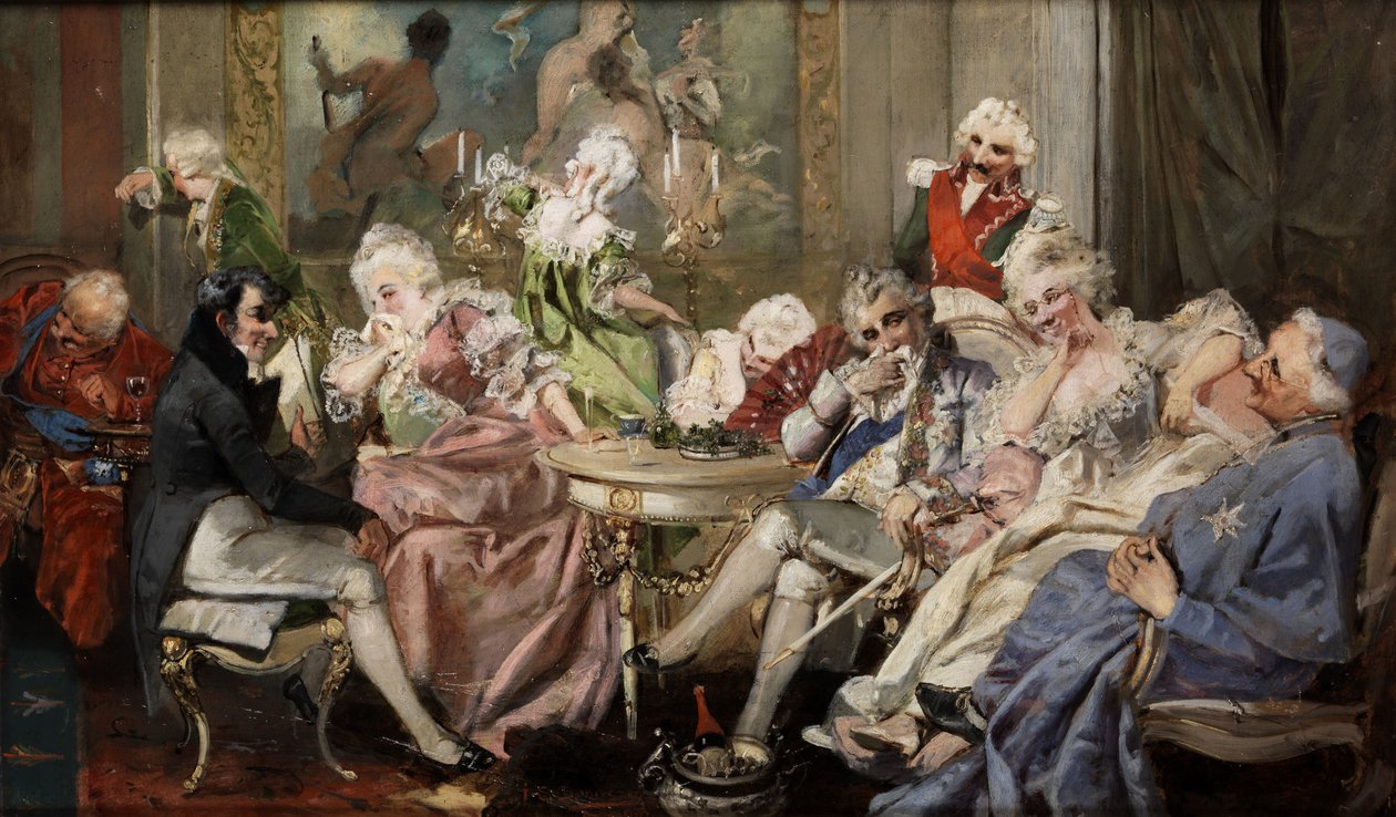 Compañía cortés en un salón de Jan Czesław Moniuszko