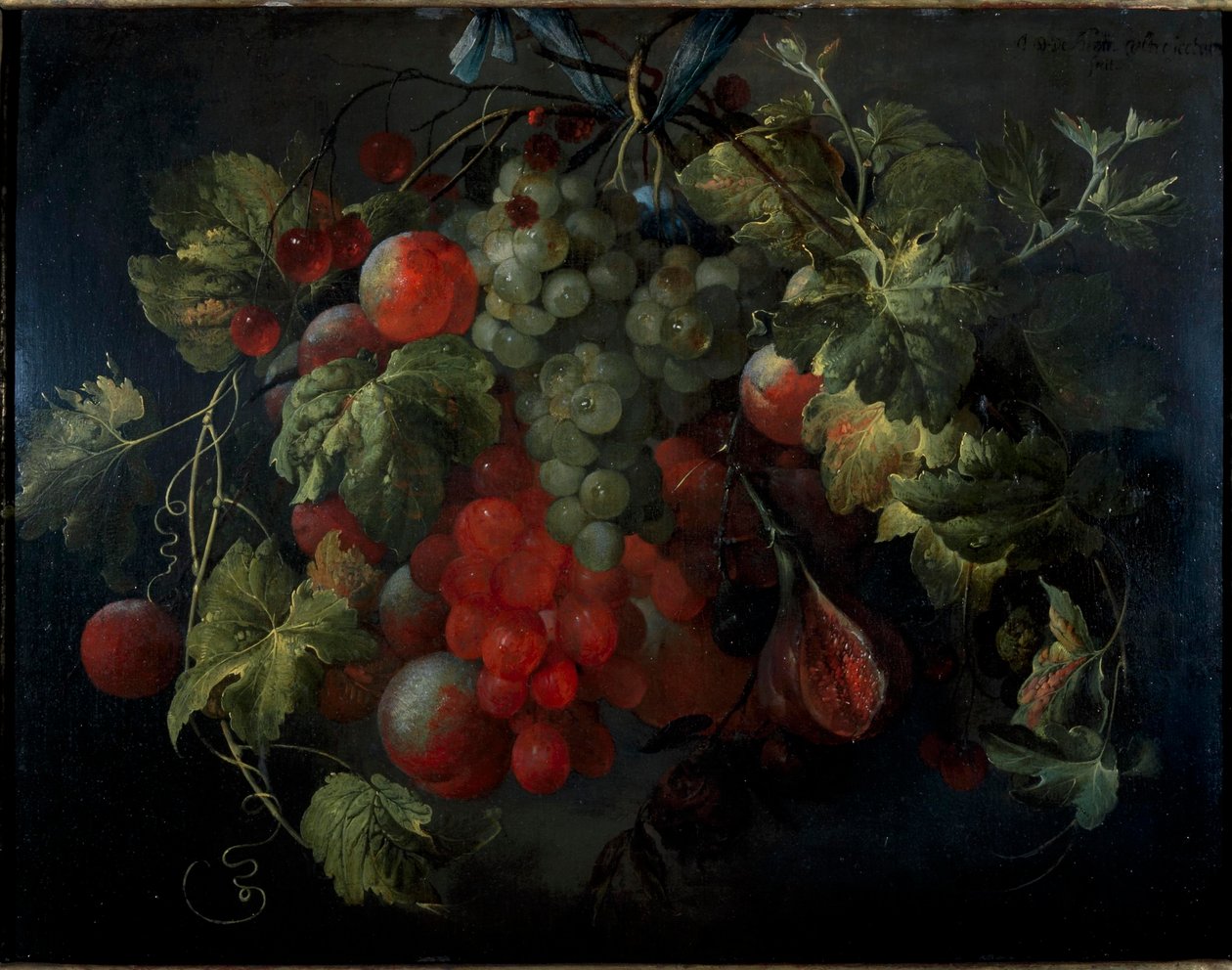Holandés: Festón de frutas de Jan Davidsz. de Heem