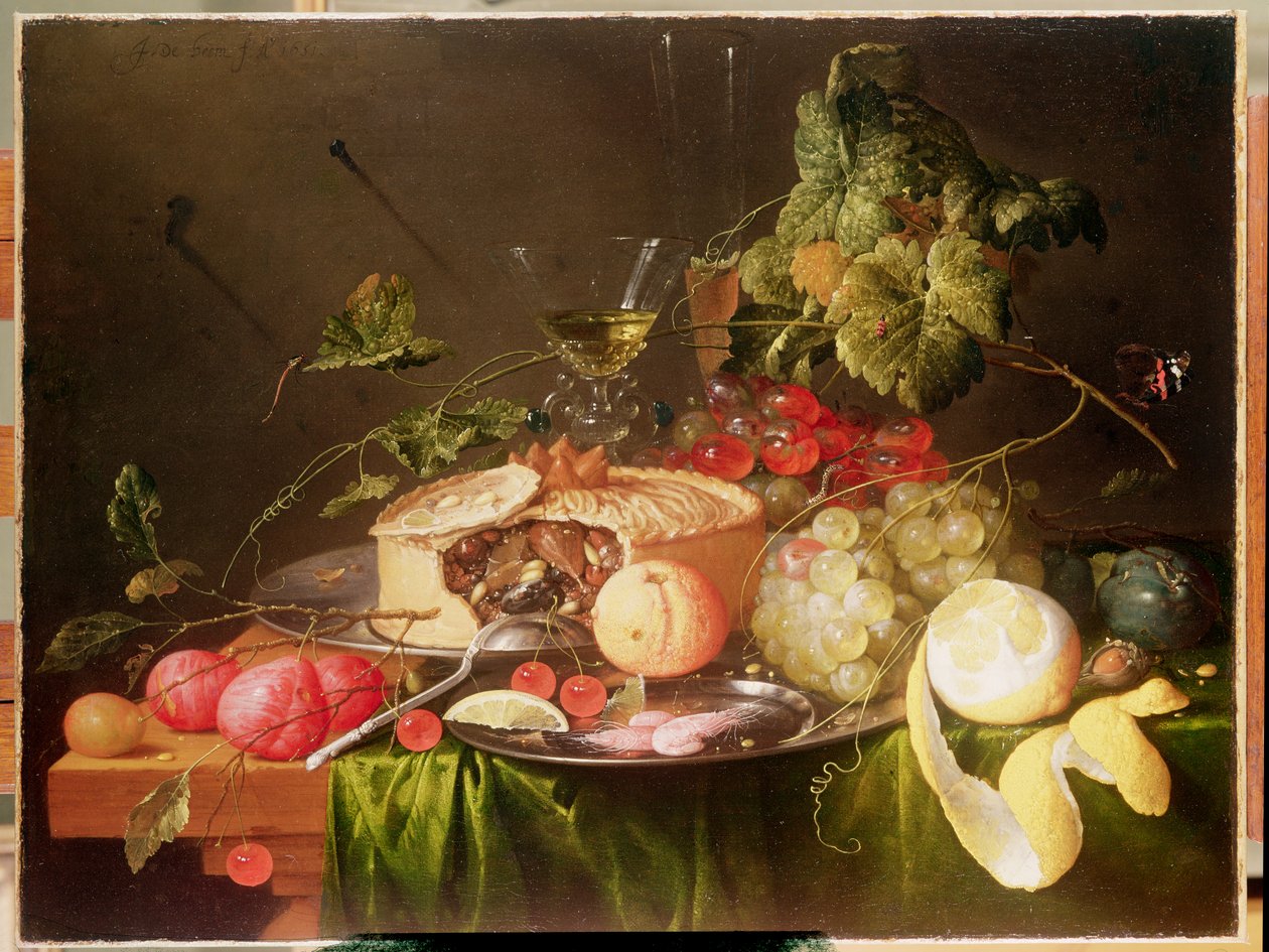 Naturaleza muerta de frutas de Jan Davidsz de Heem