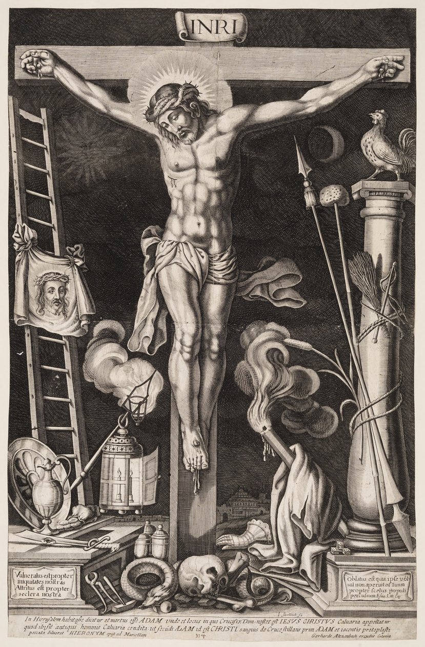 Crucifixión de Jan Gerritsz. Swelinck