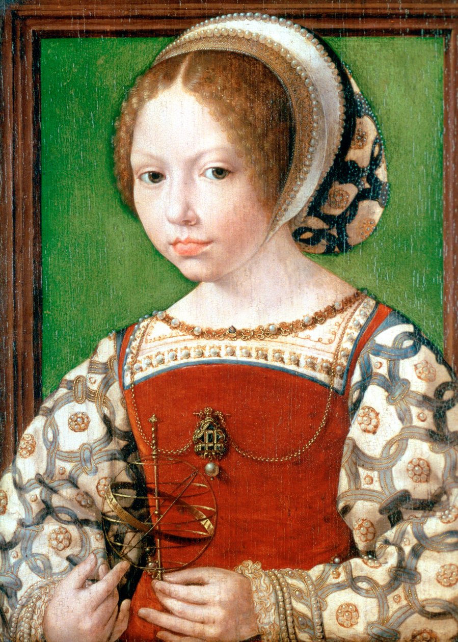 Una niña pequeña, c. 1520 de Jan Gossaert