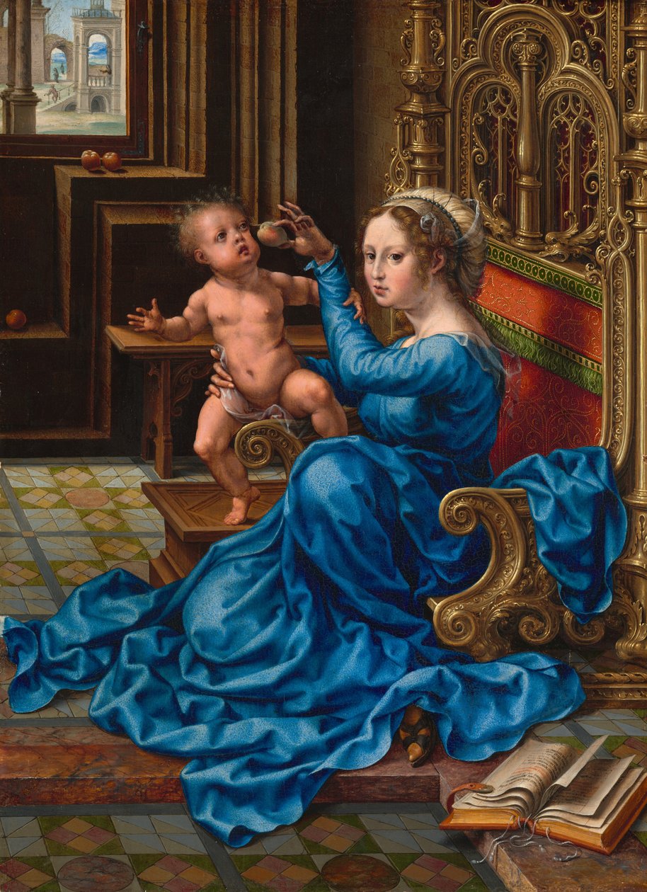 Madonna y niño de Jan Gossaert