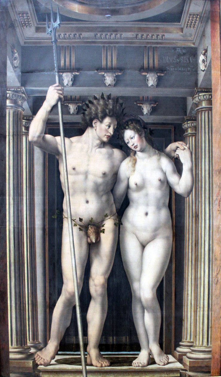 Neptuno y Anfitrite de Jan Gossaert