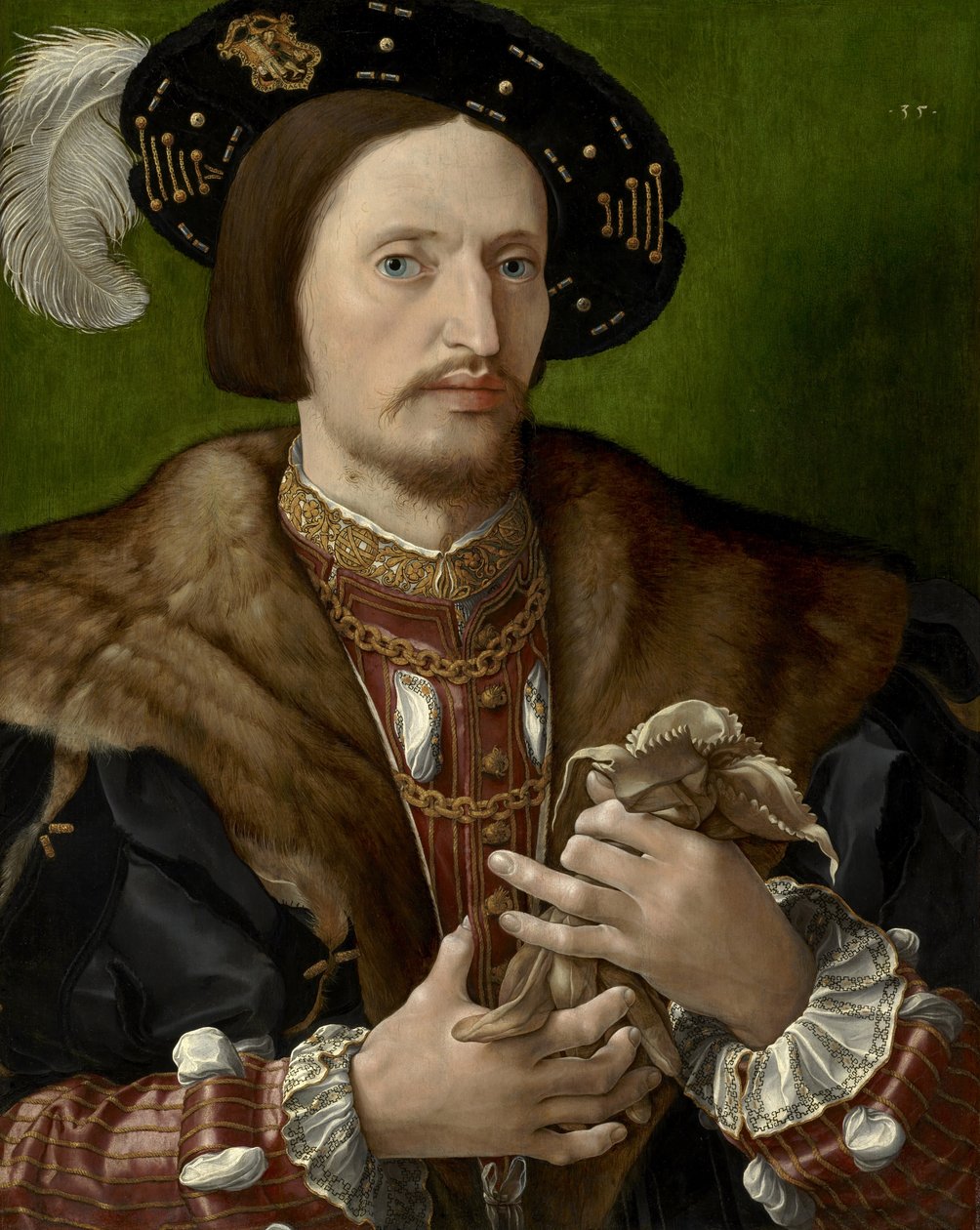 Retrato de un caballero, c.1530 de Jan Gossaert