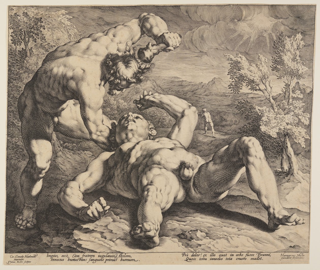Caín mata a Abel de Jan Harmensz. Muller