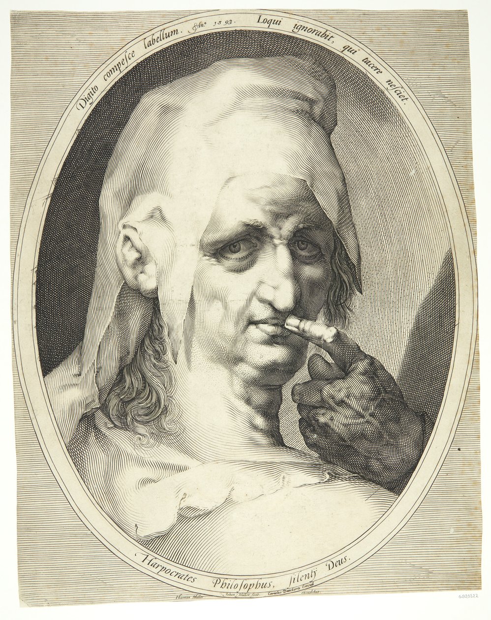 Harpócrates de Jan Harmensz. Muller