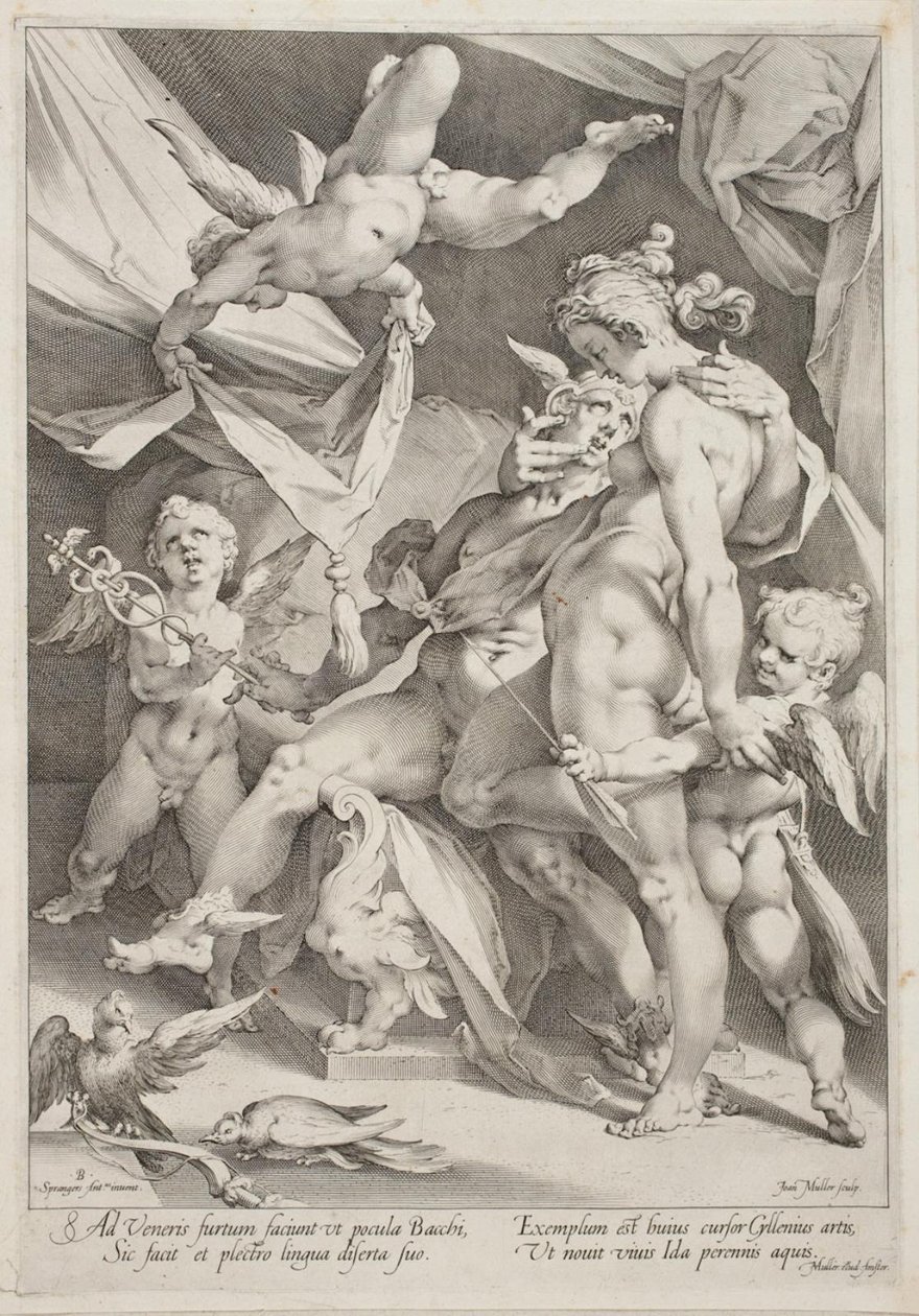 Venus y Mercurio de Jan Harmensz. Muller