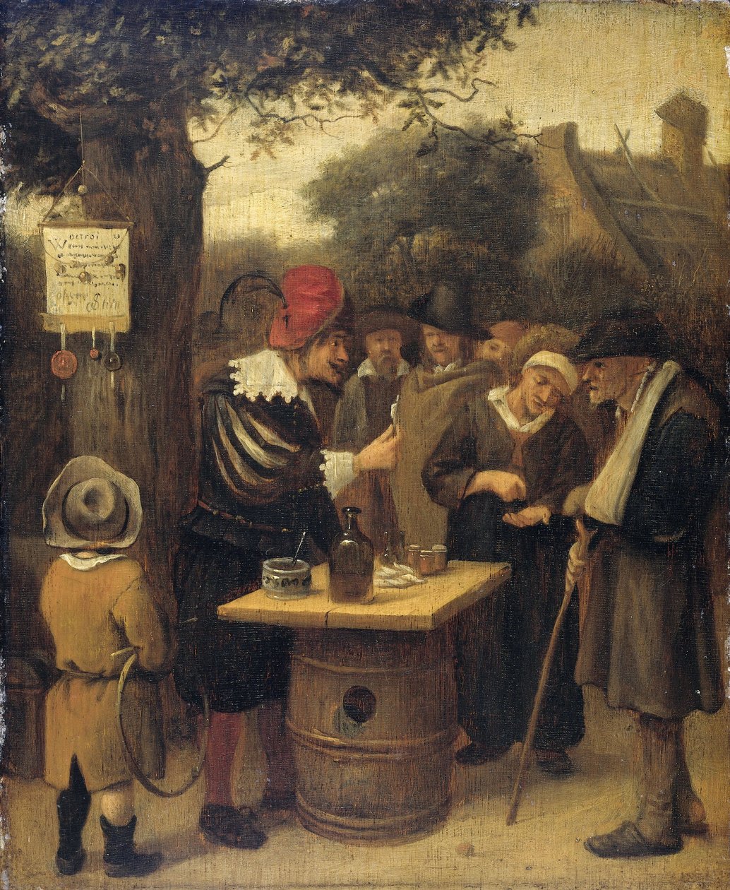 El charlatán de Jan Havicksz (attr. to) Steen