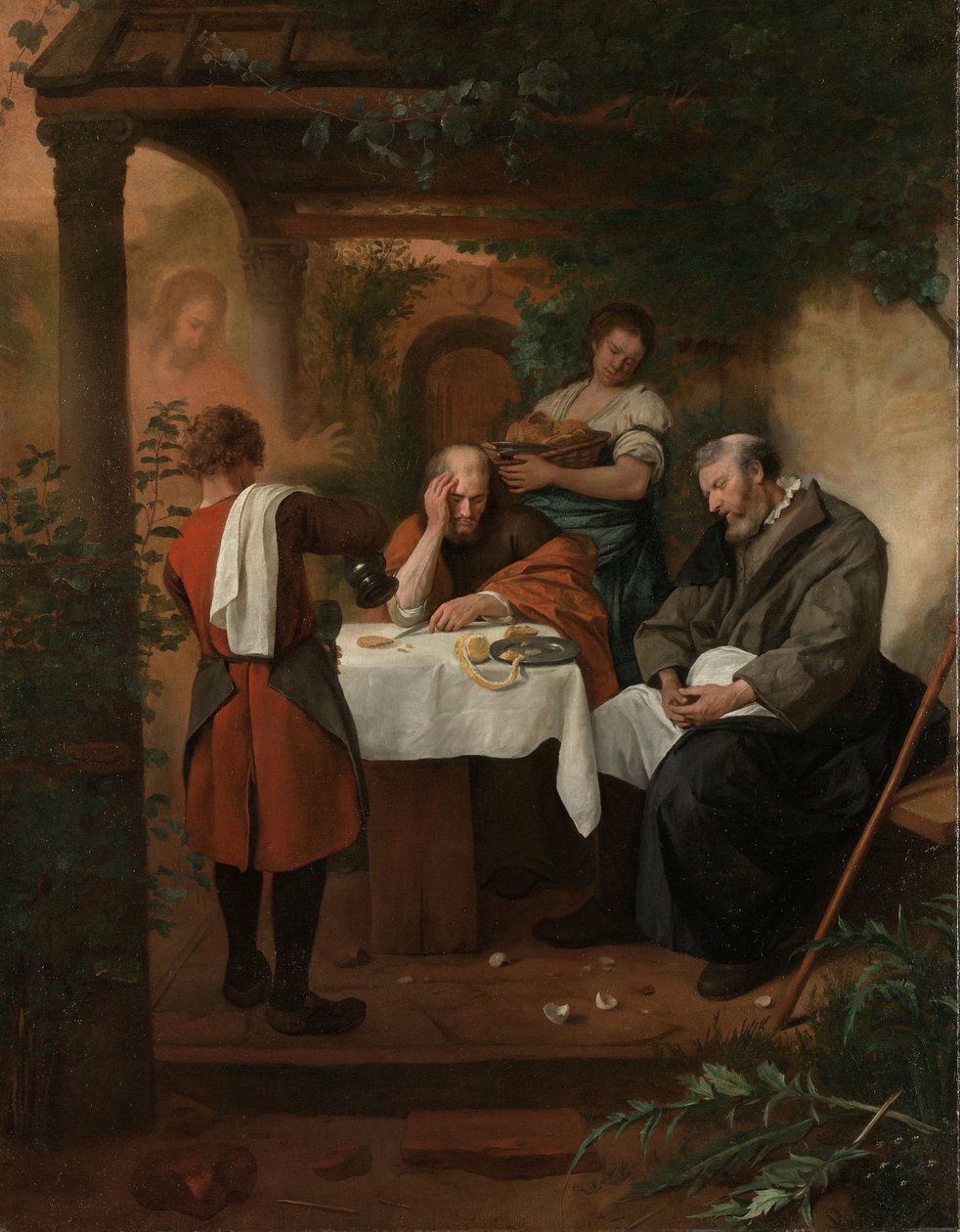 Cena en Emaús de Jan Havicksz. Steen