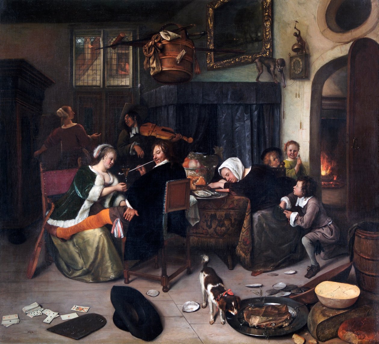 El hogar disoluto de Jan Havicksz. Steen