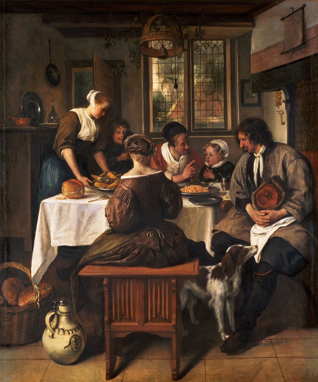 Gracia antes de Comer de Jan Havickszoon Steen