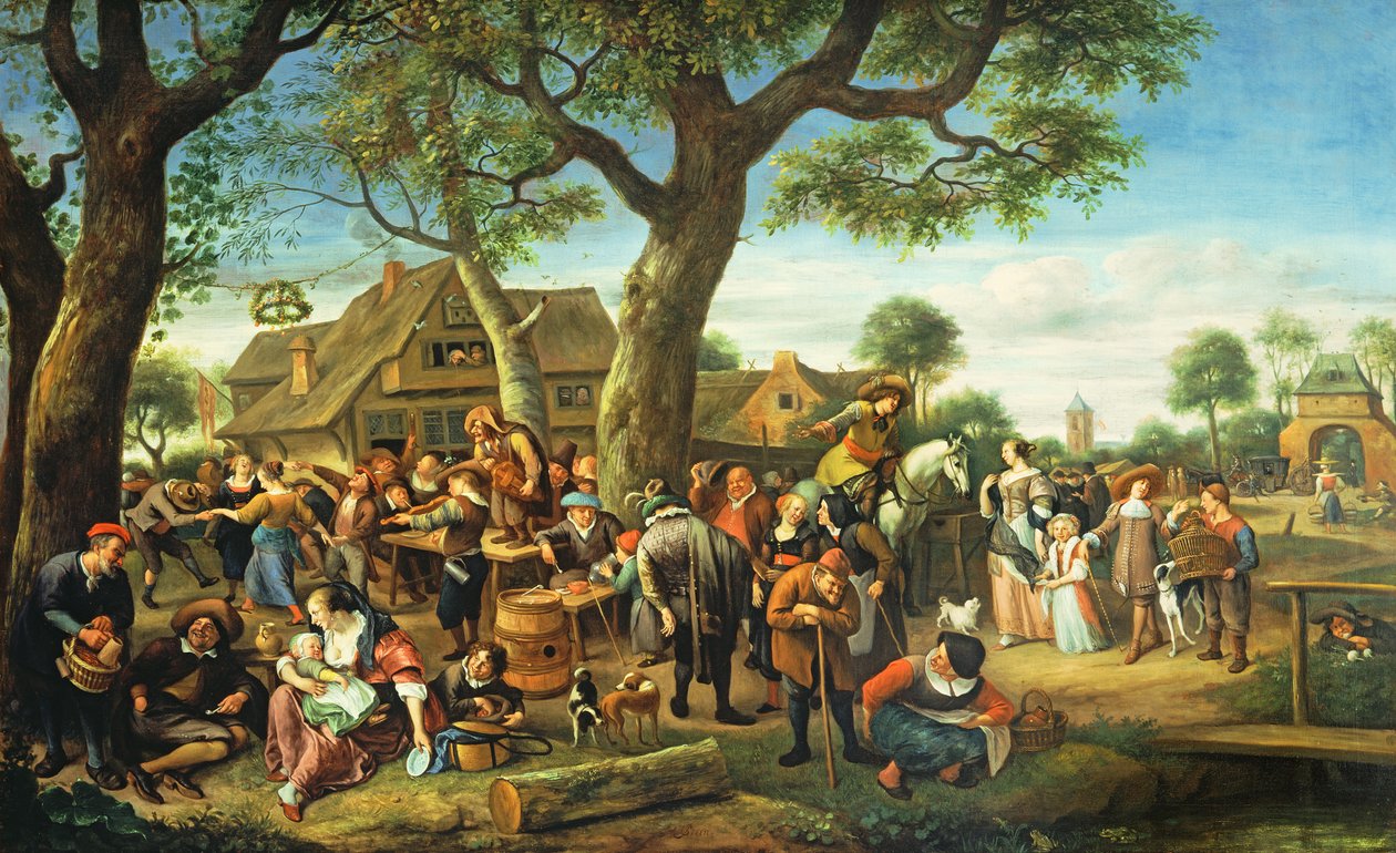 La feria en Warmond de Jan Havickszoon Steen