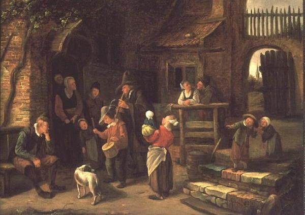 Los músicos errantes de Jan Havickszoon Steen