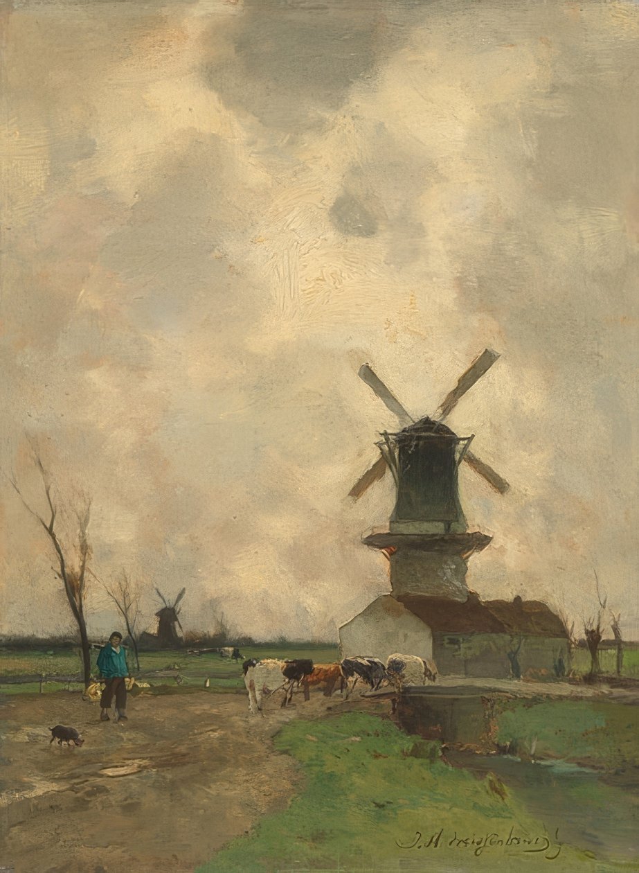 El molino de Jan Hendrik Weissenbruch