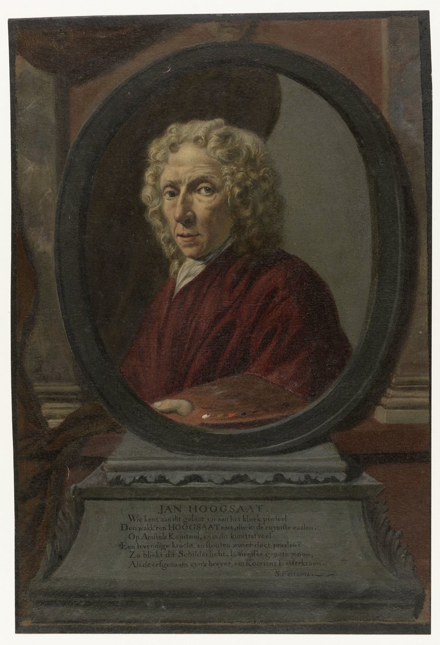 Autorretrato de Jan Hoogsaat de Jan Hoogsaat