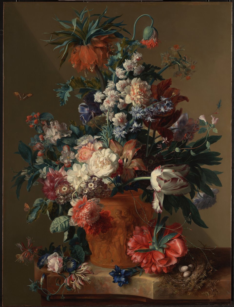 Jarrón de flores de Jan Huysum van