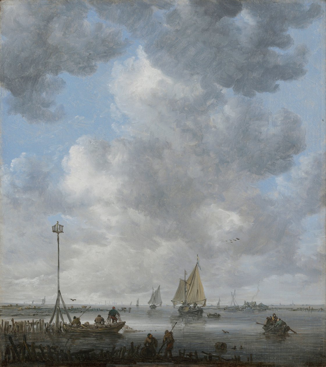Una calma de Jan Josefsz Goyen van