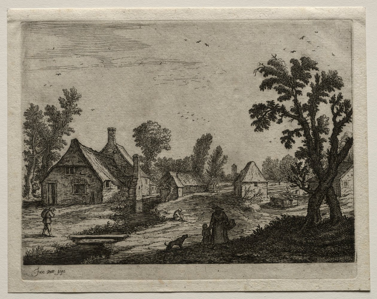 La tabla sobre el arroyo de Jan Josephsz van Goyen