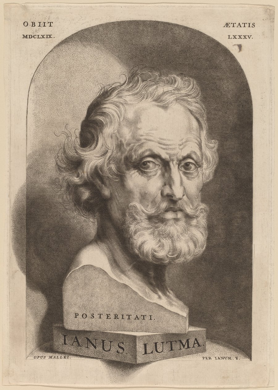 Janus Lutma, el Viejo (Posteritati) de Jan Lutma II