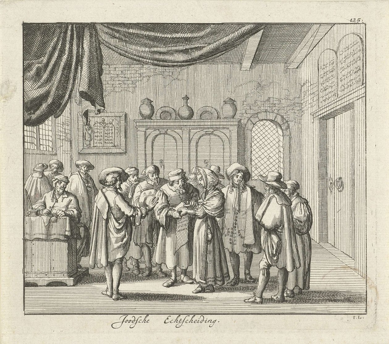 Divorcio Judío de Jan Luyken