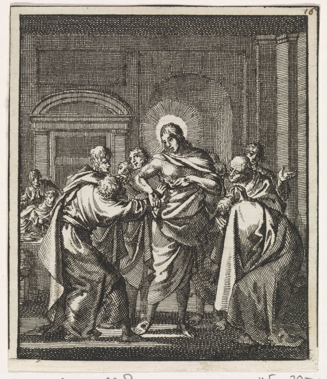 Dudando de Tomás de Jan Luyken