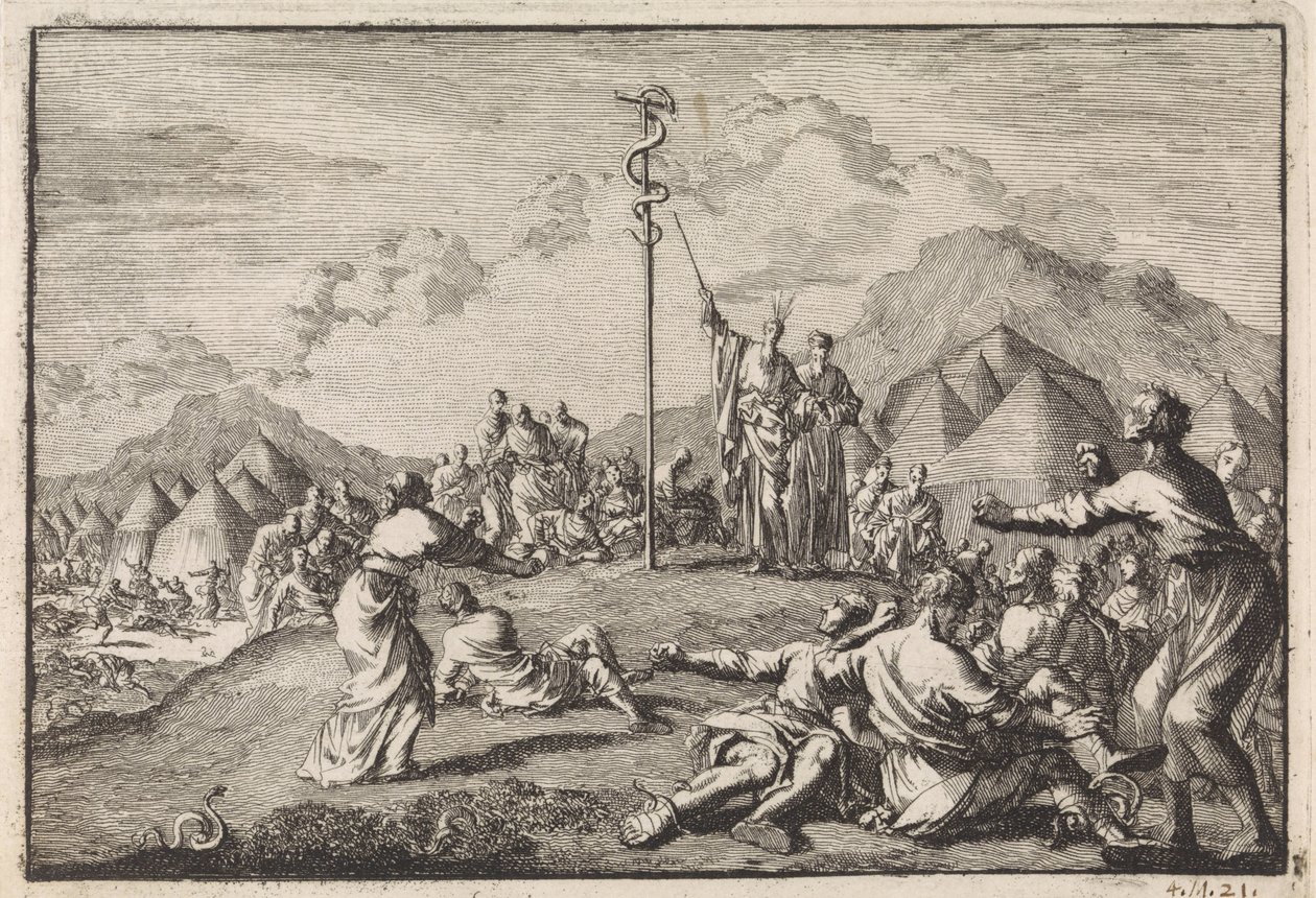 Establecimiento de la manguera de cobre. de Jan Luyken