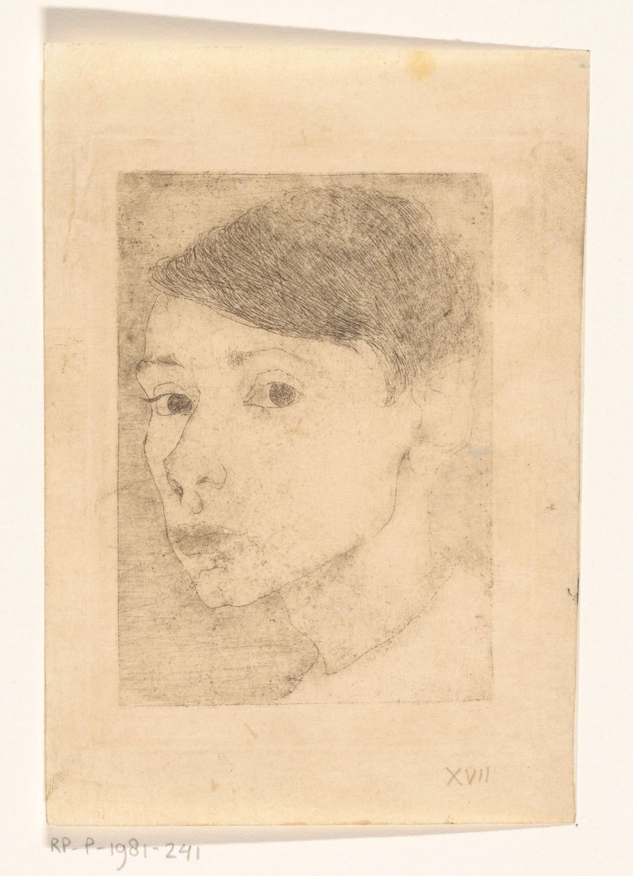 Autorretrato de Jan Mankes