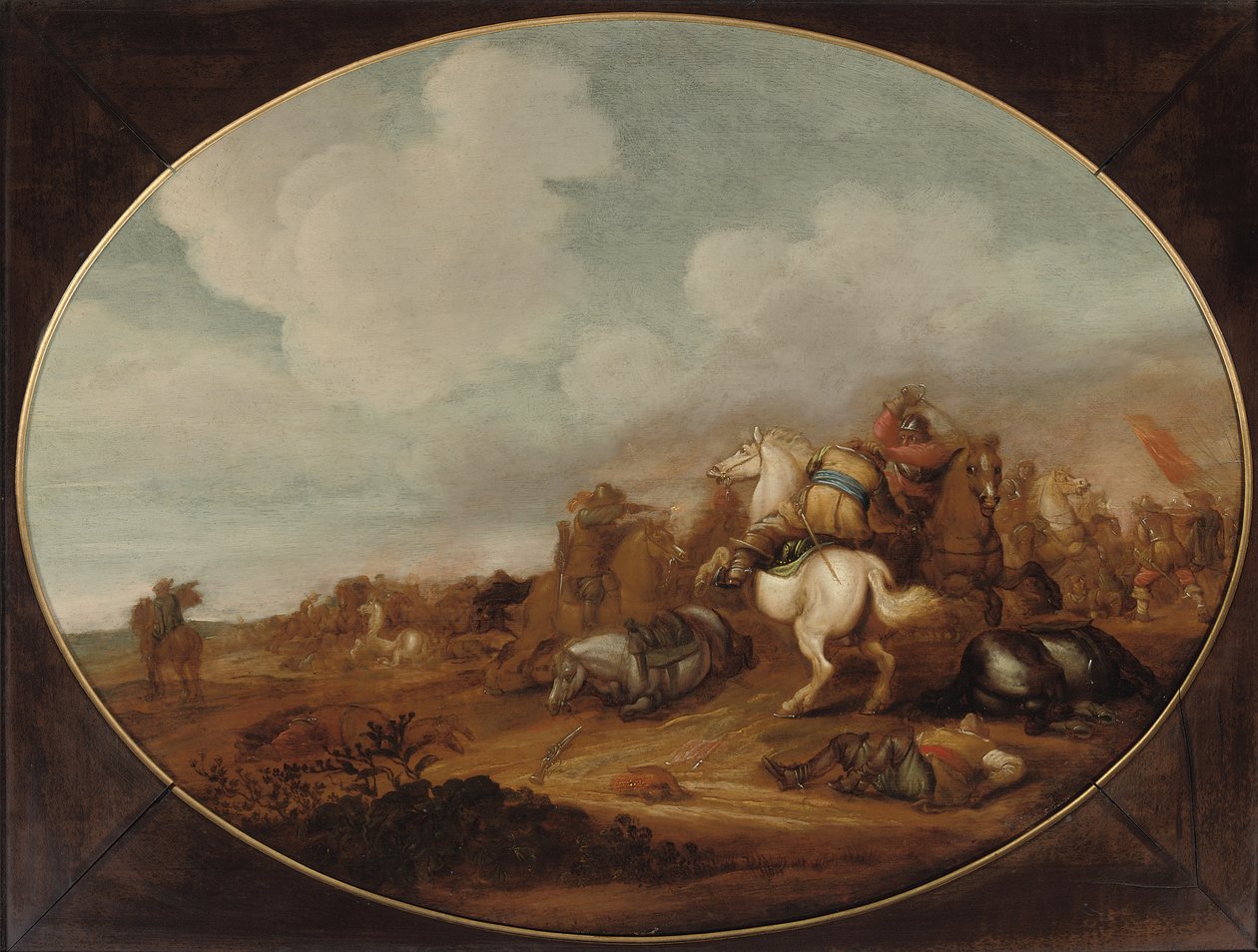 Un Escaramuza de Caballería de Jan Martszen de Jonge